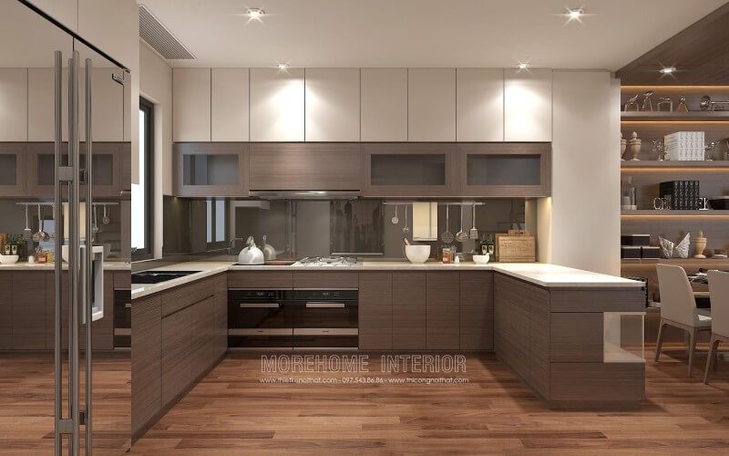 Nếu bạn không biết giá của tủ bếp đẹp này, hãy liên hệ với Morehome để biết thêm thông tin.