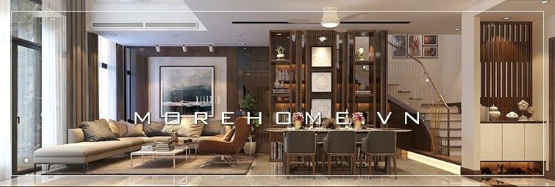 Bộ bàn ăn đem lại một không khí gần gũi và ấm áp cho gia đình.